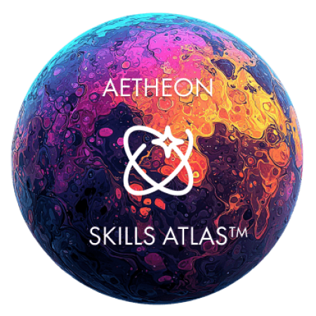 Logo: AETHEON Skills Atlas (TM)